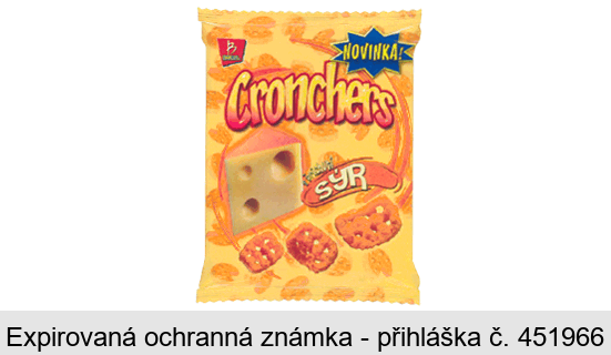 Cronchers s příchutí SÝR