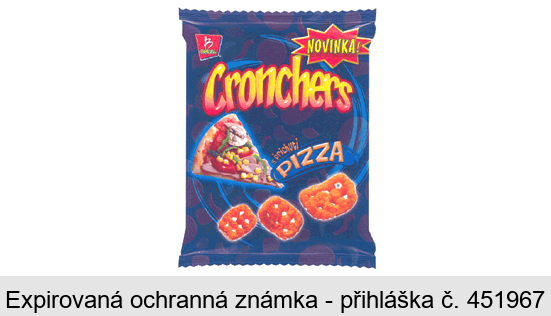 Cronchers s příchutí PIZZA