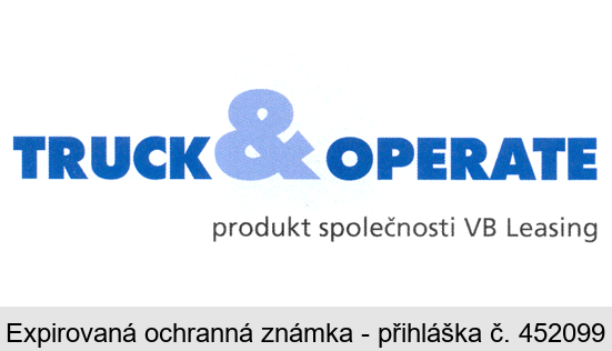 TRUCK & OPERATE produkt společnosti VB Leasing