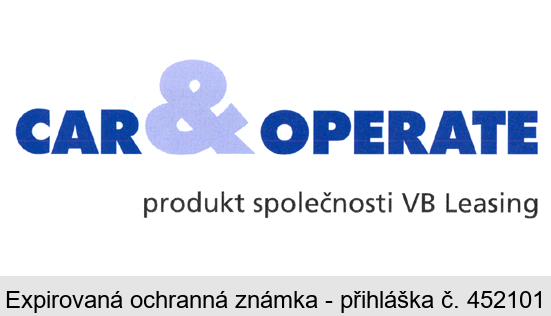 CAR & OPERATE produkt společnosti VB Leasing