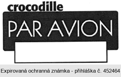 crocodille PARAVION