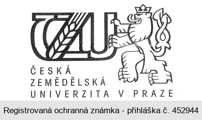 ČZU ČESKÁ ZEMĚDĚLSKÁ UNIVERZITA V PRAZE