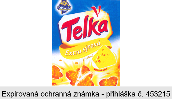 OPAVIA Telka Extra sýrová příchuť výrazná chuť