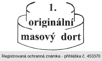 1. originální masový dort