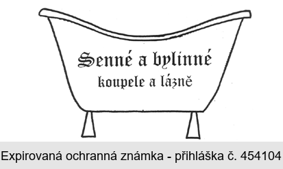 Senné a bylinné koupele a lázně