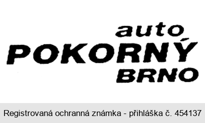 auto POKORNÝ BRNO