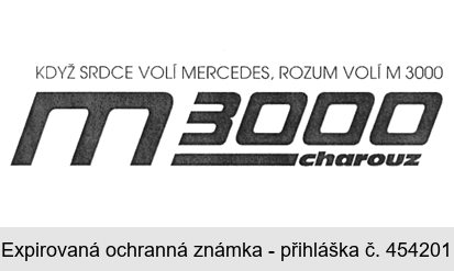 M 3000 charouz KDYŽ SRDCE VOLÍ MERCEDES, ROZUM VOLÍ M 3000