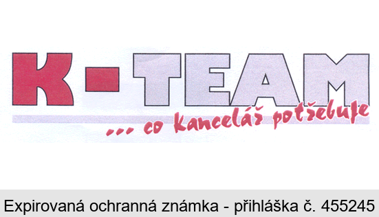 K-TEAM  ... co kancelář potřebuje