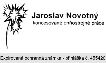 Jaroslav Novotný koncesované ohňostrojné práce