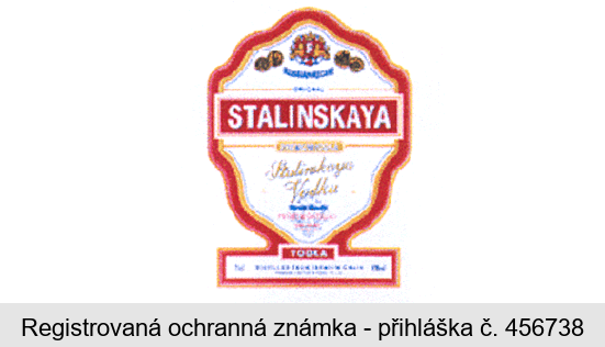 P RUSSIAN RECIPE ORIGINAL STALINSKAYA PREMIUM VODKA