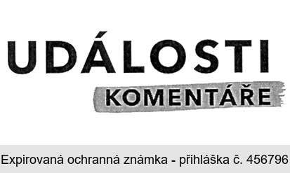 UDÁLOSTI KOMENTÁŘE