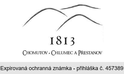 1813 CHOMUTOV . CHLUMEC A PŘESTANOV