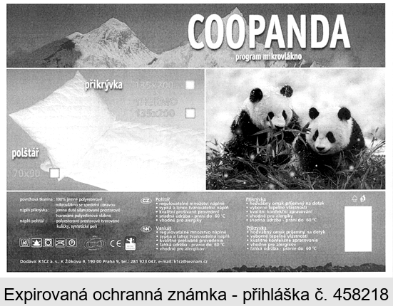 COOPANDA program mikrovlákno