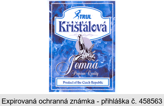 TRUL Křišťálová Jemná Premium Quality Product of the Czech Republic