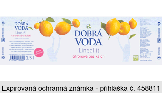 DOBRÁ VODA LineaFit citronová bez kalorií