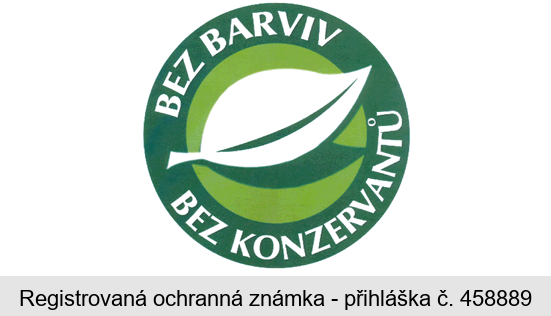 BEZ BARVIV BEZ KONZERVANTŮ