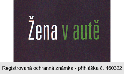 Žena v autě