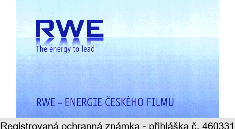 RWE The energy to lead RWE - ENERGIE ČESKÉHO FILMU