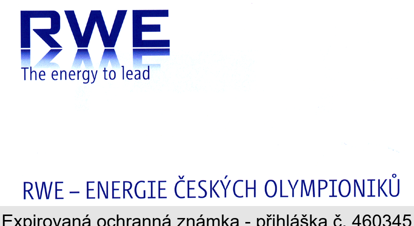 RWE The energy to lead RWE - ENERGIE ČESKÝCH OLYMPIONIKŮ