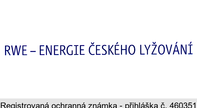 RWE -  ENERGIE ČESKÉHO LYŽOVÁNÍ