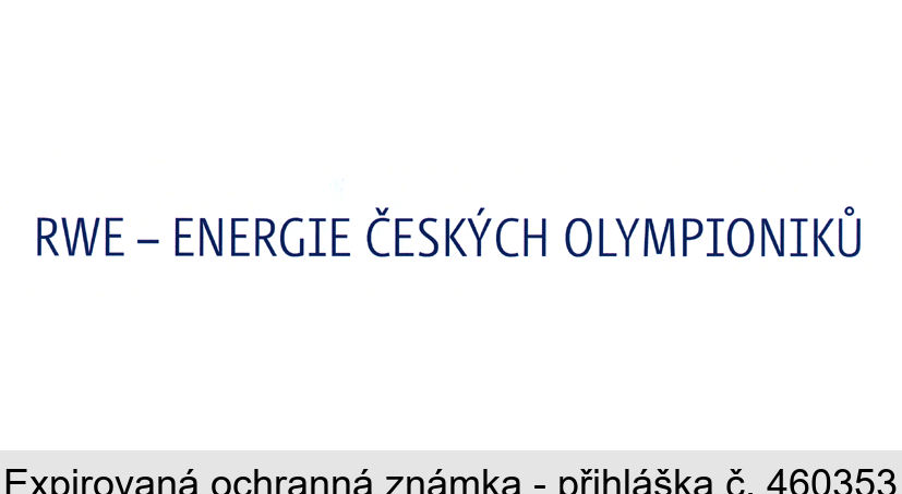 RWE - ENERGIE ČESKÝCH OLYMPIONIKŮ