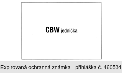 CBW jednička