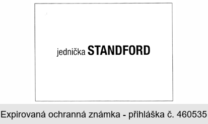 jednička STANDFORD