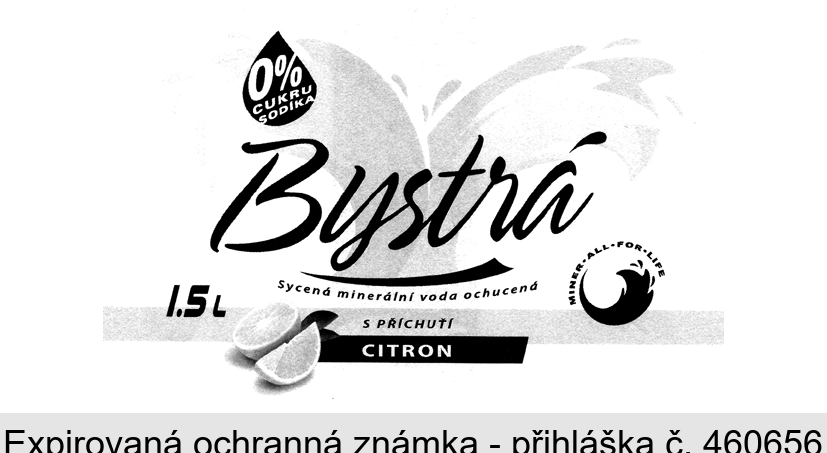 Bystrá sycená minerální voda ochucená S PŘÍCHUTÍ CITRON