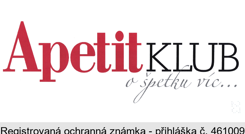ApetitKLUB o špetku víc . . .