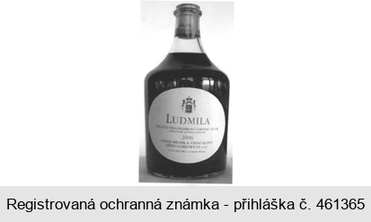 LUDMILA JAKOSTNÍ VÍNO ZNÁMKOVÉ ČERVENÉ - SUCHÉ 2006 ZÁMEK MĚLNÍK & VINNÉ SKLEPY JIŘÍHO LOBKOWICZE s.r.o.