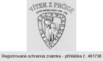 VÍTEK Z PRČICE PRVNÍ ZMÍNKA ROKU 1169 - 1194