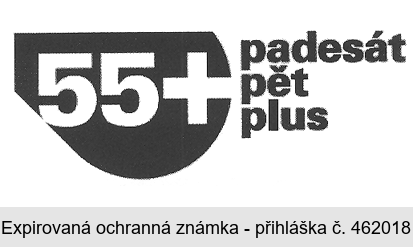 55+ padesát pět plus