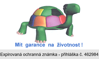 Mít garance na životnost!