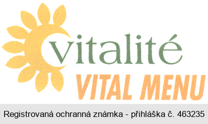 vitalité VITAL MENU