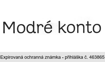 Modré konto