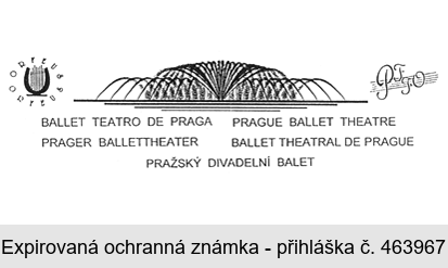 BALLET TEATRO DE PRAGA PRAGUE BALLET THEATRE PRAGER BALLETTHEATER BALLET THEATRAL DE PRAGUE PRAŽSKÝ DIVADELNÍ BALET ORFEUS  PFFO