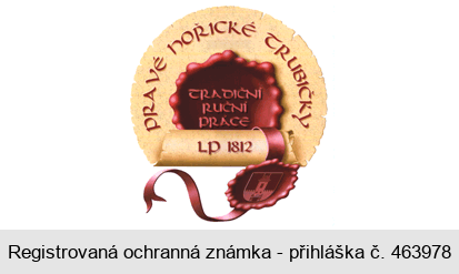 PRAVÉ HOŘICKÉ TRUBIČKY TRADIČNÍ RUČNÍ PRÁCE LP 1812