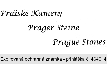Pražské Kameny  Prager Steine  Prague Stones