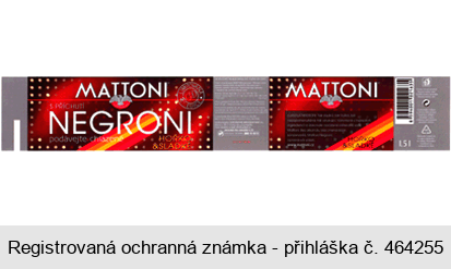 MATTONI S PŘÍCHUTÍ NEGRONI podávejte chlazené HOŘKO & SLADKÉ