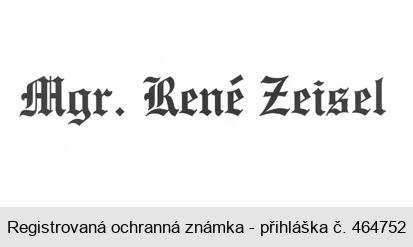 Mgr. René Zeisel