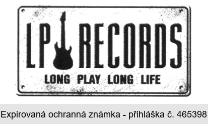 LP RECORDS LONG PLAY LONG LIFE