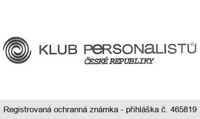 KLUB PERSONALISTŮ ČESKÉ REPUBLIKY