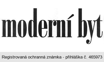 moderní byt