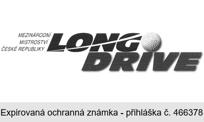 MEZINÁRODNÍ MISTROVSTVÍ ČESKÉ REPUBLIKY LONG DRIVE