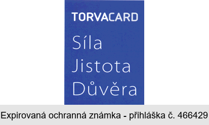 TORVACARD Síla Jistota Důvěra