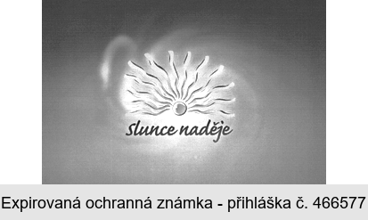 slunce naděje