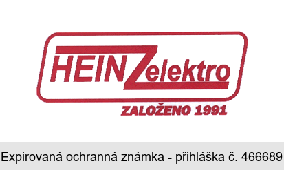 HEINZ elektro ZALOŽENO 1991