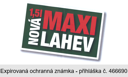 NOVÁ 1,5l MAXI LAHEV