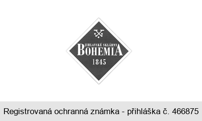 JIHLAVSKÉ SKLÁRNY BOHEMIA 1845