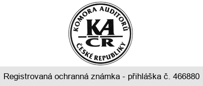 KOMORA AUDITORŮ ČESKÉ REPUBLIKY KACR